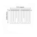 Ver imagem 2 de Cortina Sala ou Quarto Jacquard 3,00M x 2,60M Semi Blackout - Cinza