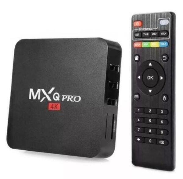 TV Box Mxq Pro 4K 5G 4Gb/64Gb Android 10.1 + Mouse - 1