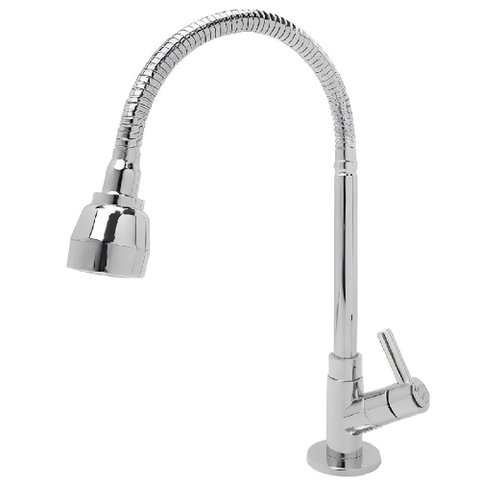 Torneira de Cozinha 1/4 para Mesa Abs Cromado - 8880 - Furkin Torneira de Cozinha para Mesa Abs Crom