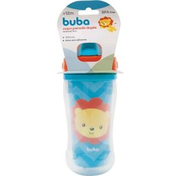 Copo Parede Dupla Animal Fun 320ml (12m+) - Leão - Buba - 8