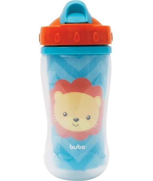 Copo Parede Dupla Animal Fun 320ml (12m+) - Leão - Buba - 3