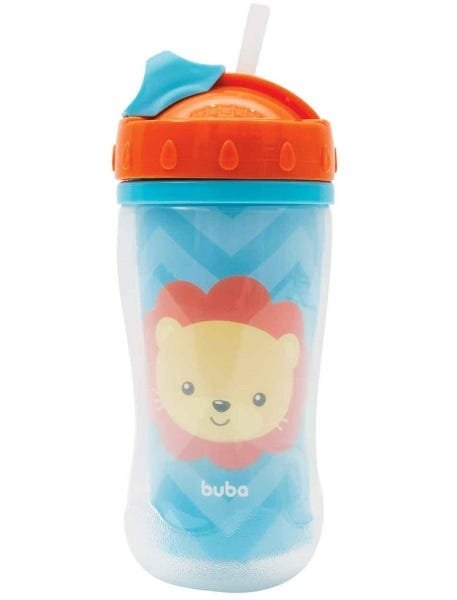 Copo Parede Dupla Animal Fun 320ml (12m+) - Leão - Buba - 1