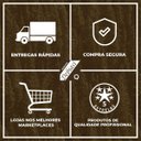 Ver imagem 6 de 6 Unidades Quadro Decorativo Quarto Cozinha Madeira Temático Cor:cantinho Café