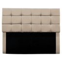 Ver imagem 3 de Cabeceira Cama Box Estofada King 195 Cm Bianca Suede:bege