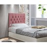 Cabeceira Estofada Capitonê Cama Solteiro 0,90 -:rosa - 2
