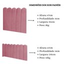 Ver imagem 6 de Cabeceira Painel Cama Solteiro Box Nuvem Suede Sandy 90 cm:Rosa