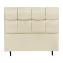 Ver imagem 1 de Cabeceira Roma para Cama Box Queen 160 cm Corino D'Rossi - Corino Bege