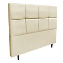 Ver imagem 2 de Cabeceira Roma para Cama Box Queen 160 cm Corino D'Rossi - Corino Bege