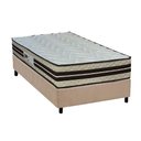 Ver imagem 1 de Conjunto Box Solteiro: Colchão Espuma Paropas Ag65 Confort New + Base Crc Suede Clean (88x188)