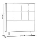 Ver imagem 5 de Cabeceira Roma para Cama Box Queen 160 cm Suede D'Rossi - Suede Marrom