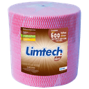 Ver imagem 1 de Pano Multiuso Limtech Wave - 33cm X 300m - 600 Folhas - 45g/m² - Rosa