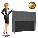 Ver imagem 4 de Cabeceira Queen Cama Box Suede 160 cm Luna D'Rossi - Suede Cinza