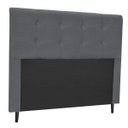 Ver imagem 6 de Cabeceira Queen Cama Box Suede 160 cm Luna D'Rossi - Suede Cinza