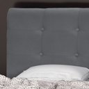 Ver imagem 3 de Cabeceira Queen Cama Box Suede 160 cm Luna D'Rossi - Suede Cinza