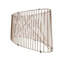Ver imagem 2 de Base de Mesa Pisa Oval Raiada 150 X 60 Cm Metal Cobre