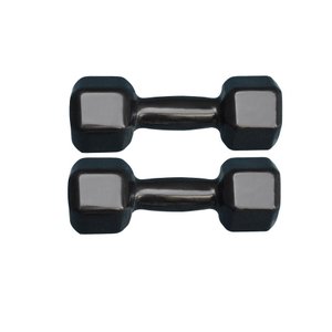 Par de Halter Sextavado Emborrachado 4kg Academia Treino