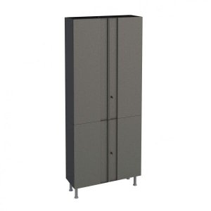 Armário Multiuso de Aço com 4 Portas e 3 Prateleiras Multibox 