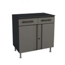 Ver imagem 1 de Balcão 2 Portas 2 Gavetas Multibox Preto