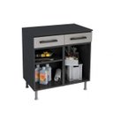 Ver imagem 2 de Balcão 2 Portas 2 Gavetas Multibox Preto