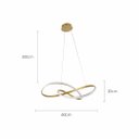Ver imagem 3 de Lustres Pendente Ties Moderno Led integrado Luminária Teto