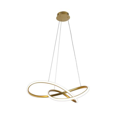 Lustres Pendente Ties Moderno Led integrado Luminária Teto