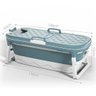 Banheira dobrável azul grande 51x111x59 cm - Baby pil - 6