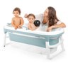 Banheira dobrável azul grande 51x111x59 cm - Baby pil - 4