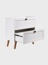 Ver imagem 6 de Gabinete para Banheiro com Tampo Cuba e Armario 80cm Retro Mdf Branco Milano - On Móveis