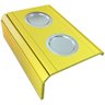 Kit 02 Bandeja Esteira para Braço de Sofá Porta Copo Aluminio - D'Rossi - Amarelo - 2