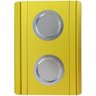 Kit 02 Bandeja Esteira para Braço de Sofá Porta Copo Aluminio - D'Rossi - Amarelo - 3