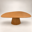 Ver imagem 1 de Mesa Oval Organica em Freijo 160x90 Modelar Moveis Mesa de Jantar Orgânica