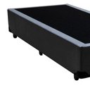 Ver imagem 2 de Base Box Blindado Solteirão AColchoes Sintético Cinza 40x96x203