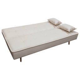 Sofá Cama Silver 3 Lugares Reclinável Casal Corano Bege - Shop das Cabeceiras - 4 Sofá Cama Silver 3 Lugares Reclinável Casal Corano Bege - Shop das Cabeceiras - 4
