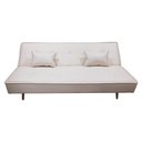 Ver imagem 3 de Sofá Cama Silver 3 Lugares Reclinável Casal Corano Bege - Shop das Cabeceiras