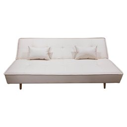 Sofá Cama Silver 3 Lugares Reclinável Casal Corano Bege - Shop das Cabeceiras - 3 Sofá Cama Silver 3 Lugares Reclinável Casal Corano Bege - Shop das Cabeceiras - 3