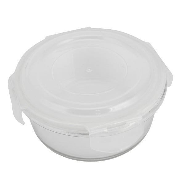 Pote Vidro Hermético Redondo Tampa Plastico 620ml - 4