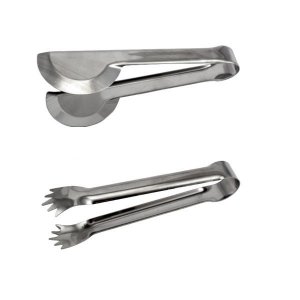 Kit Cozinha 2 Peças Pegador de Gelo e Universal em Aço Inox