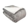 Edredom Casal Plush Flannel Appel - Cinza - 1