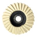 Ver imagem 5 de Kit 2 Disco Flap de Feltro para Polimento Inox Metais 115mm