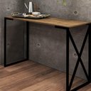 Ver imagem 3 de Kit 2 Escrivaninha Preto Tampo Mdf Carvalho