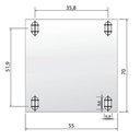 Ver imagem 2 de Rodizio Inox 304 2 Pol. Placa sem Freio Glpi.210.ny.fp