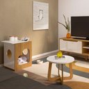 Ver imagem 1 de Sala de Estar Lotus - Rack, Mesa Pet e de Centro