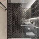 Ver imagem 3 de Revestimento de Parede Bold 10x20cm Metro Brilhante Bizotado Black Eliane