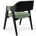 Ver imagem 7 de Kit 4 Cadeiras Sala de Jantar Estar Living Estofada Suran L02 Preto Bouclê Oliva - Lyam Decor