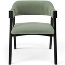Ver imagem 3 de Kit 4 Cadeiras Sala de Jantar Estar Living Estofada Suran L02 Preto Bouclê Oliva - Lyam Decor