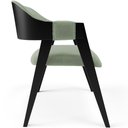 Ver imagem 6 de Kit 4 Cadeiras Sala de Jantar Estar Living Estofada Suran L02 Preto Bouclê Oliva - Lyam Decor