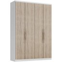 Ver imagem 3 de Guarda-Roupa Casal 4 Portas 3 Gavetas Caribe Móveis Rimo