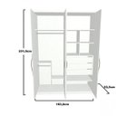 Ver imagem 4 de Guarda-Roupa Casal 4 Portas 3 Gavetas Caribe Móveis Rimo