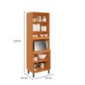 Paneleiro Napoles 4 Pt Cinamomo e Off White Itatiaia - 4