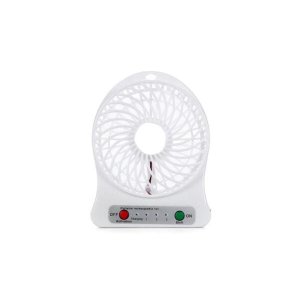 Mini Ventilador com Bateria Interna Exbom - Branco